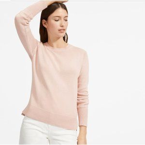 Everlane Soft Cotton Crew | Pink | Size L